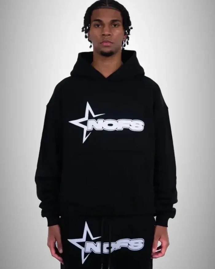 BLACK NOFS HOODIE