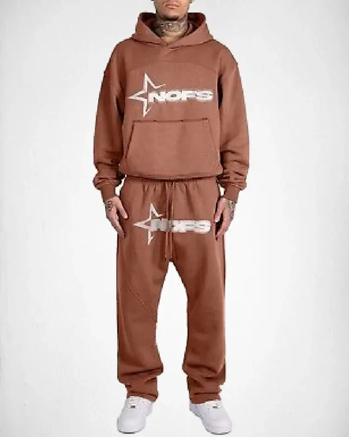 BROWN NOFS HOODIE