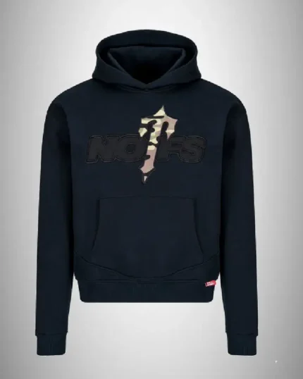Black Camo Nofs X Trapstar Hoodie