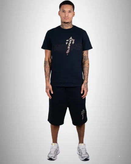 Black Camo Nofs X Trapstar Shorts (1)