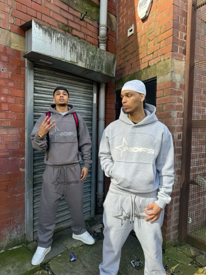 Grey NOFS Hoodies