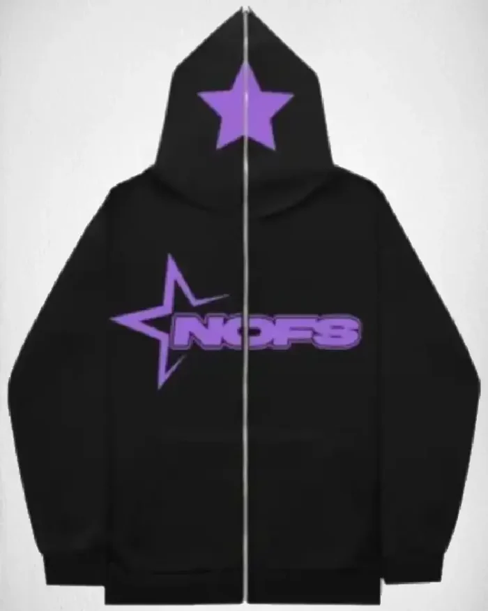 NOFS BLACK ZIPPER HOODIE (1)