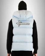 NOFS Baby Blue Puffer Vest Jacket