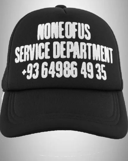NOFS Black Trucker Cap (1)