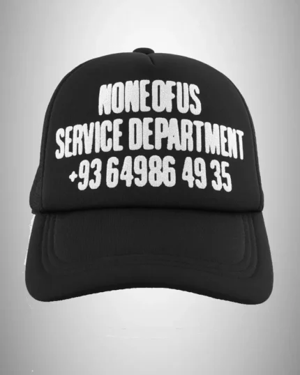 NOFS Black Trucker Cap