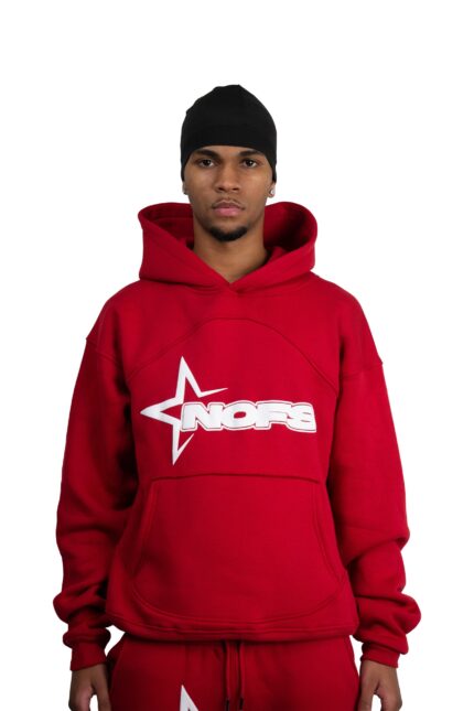 NOFS Hoodie Wein Rot