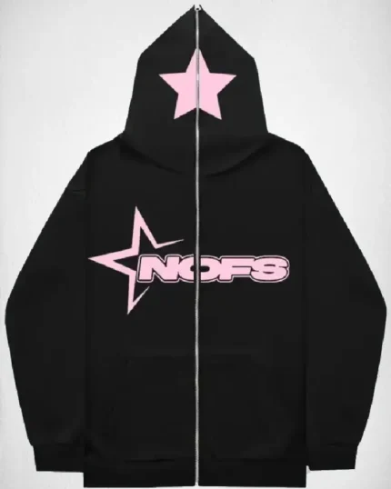 NOFS PINK LOGO ZIPPER HOODIE (1)