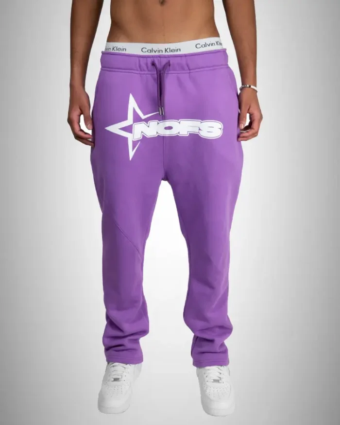 NOFS PURPLE SWEATPANTS JOGGERS