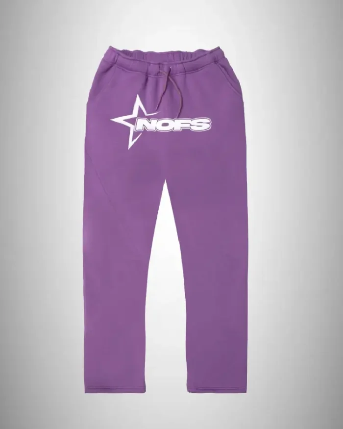 NOFS PURPLE SWEATPANTS JOGGERS