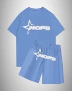 NOFS Short With T Shirt Summer Set Sky Blue