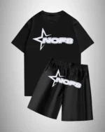 NOFS Summer T Shirt With Short In Black