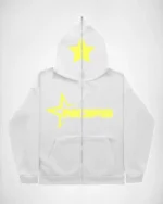 NOFS YELLOW ZIPPER HOODIE