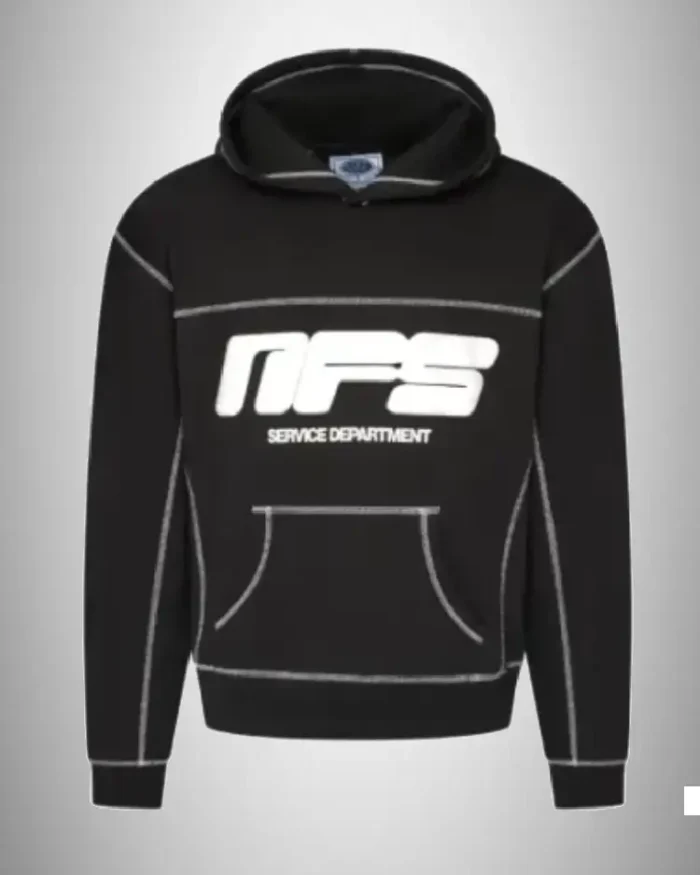 NONE OF US BALCK NFS HOODIE