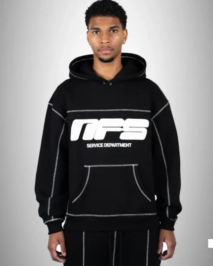 NONE OF US BALCK NFS HOODIE