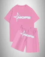 NOFS Summer T-Shirt With Short In Pink