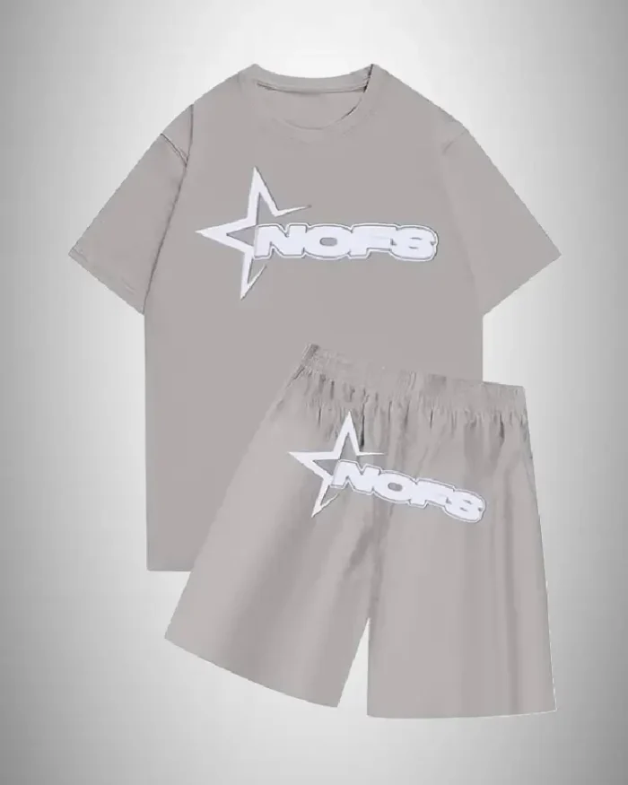 NOFS Summer T-Shirt With Short In Grey