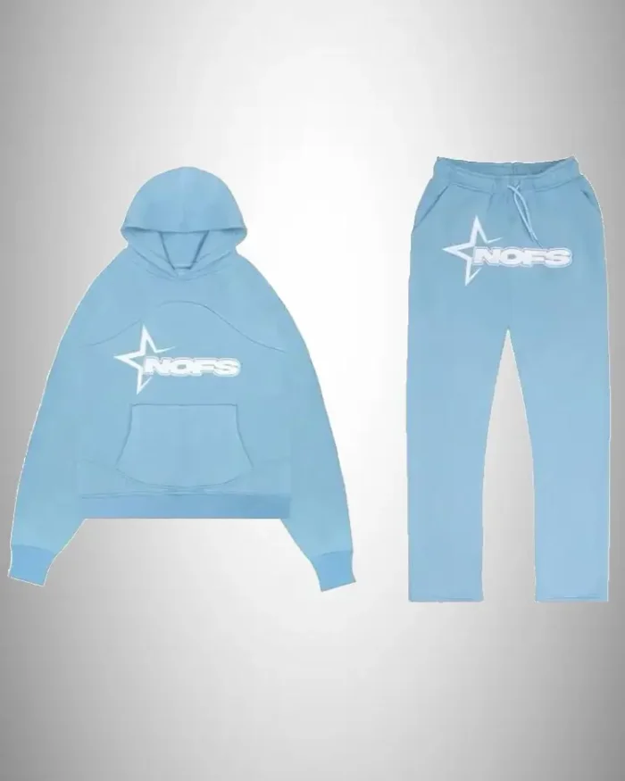TRACKSUIT NOFS BLEU CLAIR